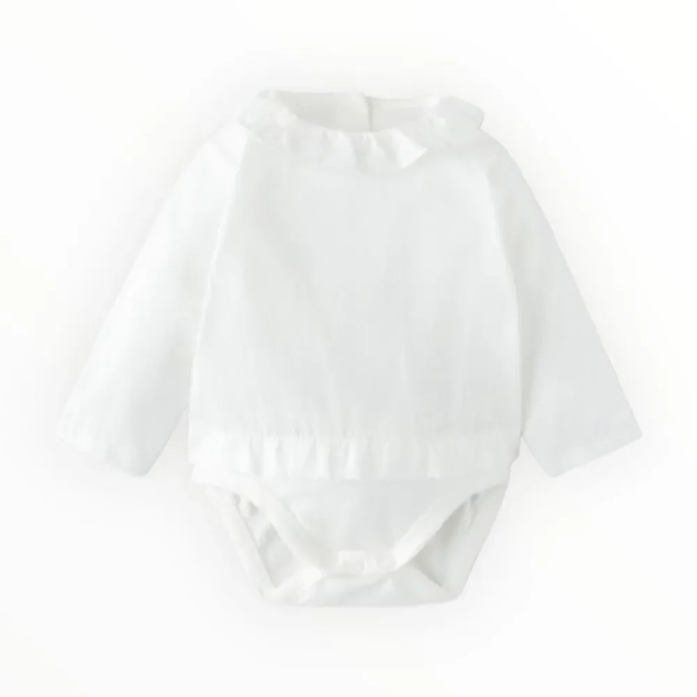 ZARA Baby | Light Ecru | COMBINATION BODYSUIT SHIRT